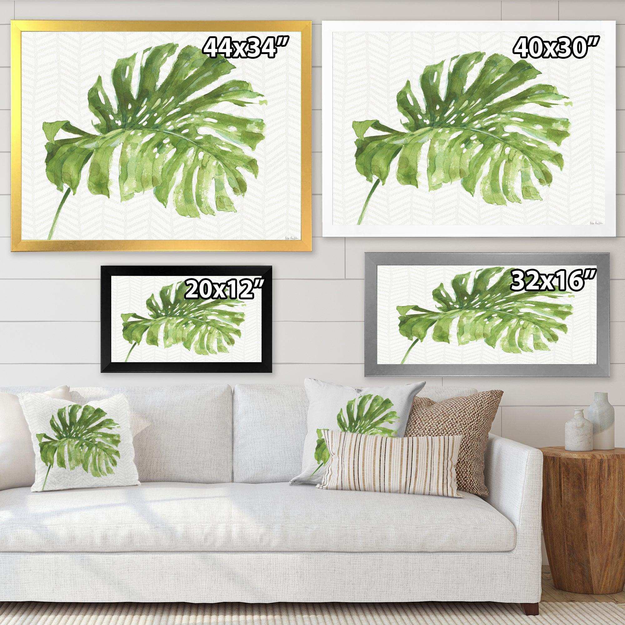 Mixed Botanical Green Leaves V