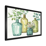 Mixed Botanical Green Leaves VIII