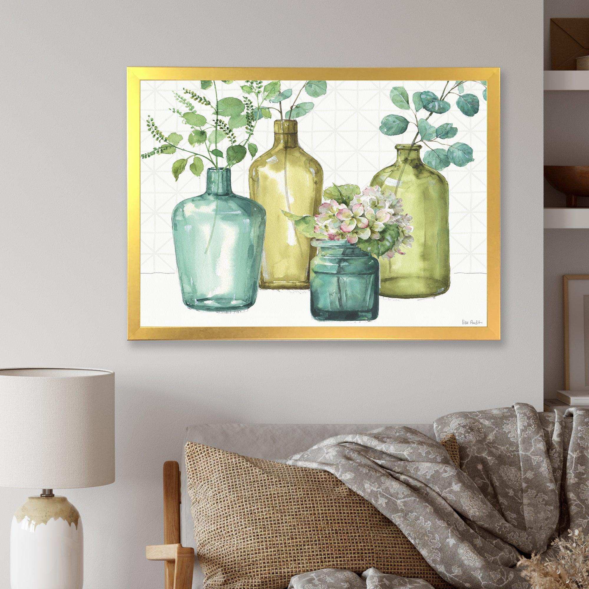 Mixed Botanical Green Leaves VIII