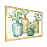 Mixed Botanical Green Leaves VIII