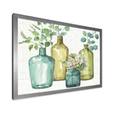 Mixed Botanical Green Leaves VIII