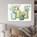 Mixed Botanical Green Leaves VIII