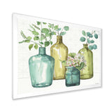 Mixed Botanical Green Leaves VIII