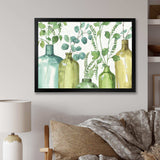 Mixed Botanical Green Leaves I0