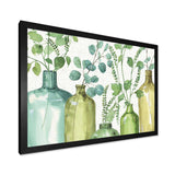 Mixed Botanical Green Leaves I0