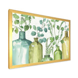 Mixed Botanical Green Leaves I0