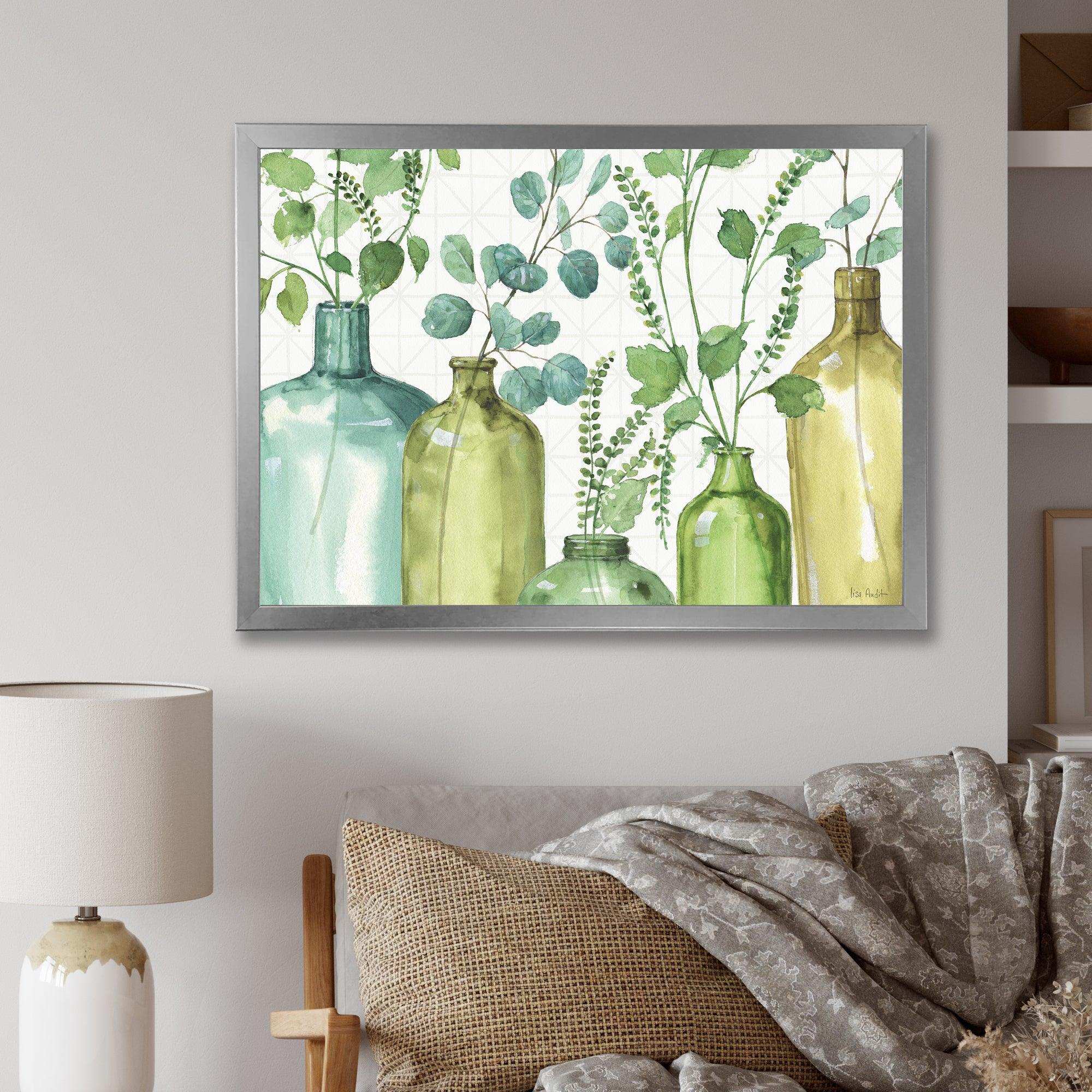 Mixed Botanical Green Leaves I0