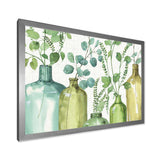 Mixed Botanical Green Leaves I0