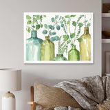 Mixed Botanical Green Leaves I0