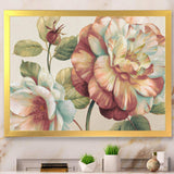 Romantic Dark Rose Blossing Flowers