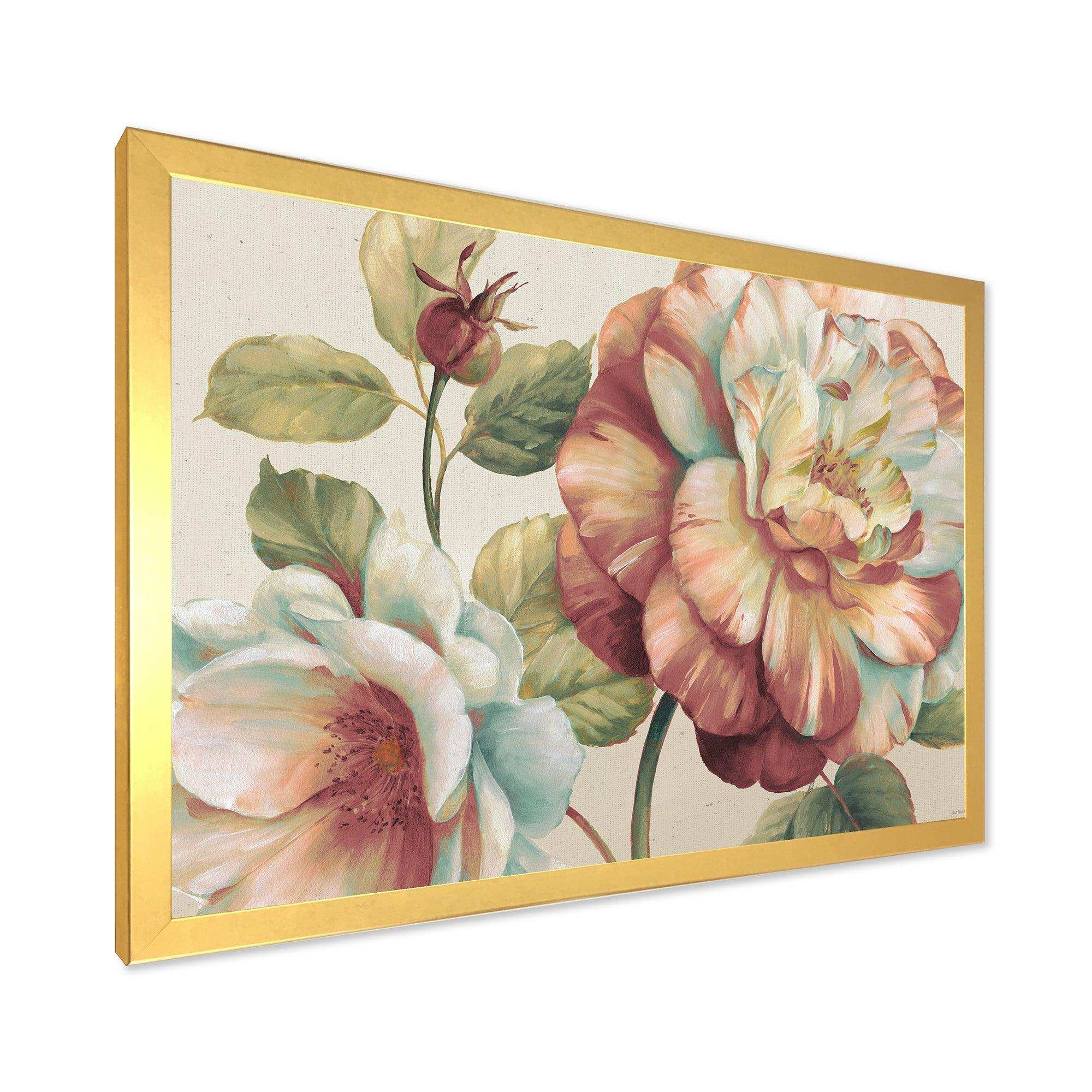 Romantic Dark Rose Blossing Flowers