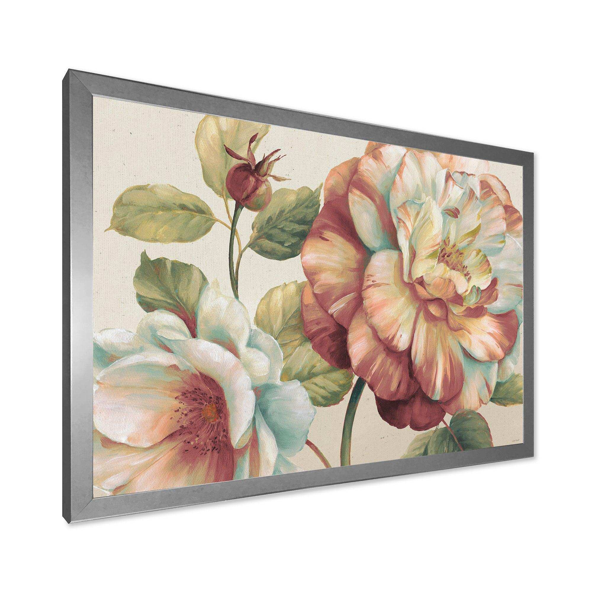 Romantic Dark Rose Blossing Flowers