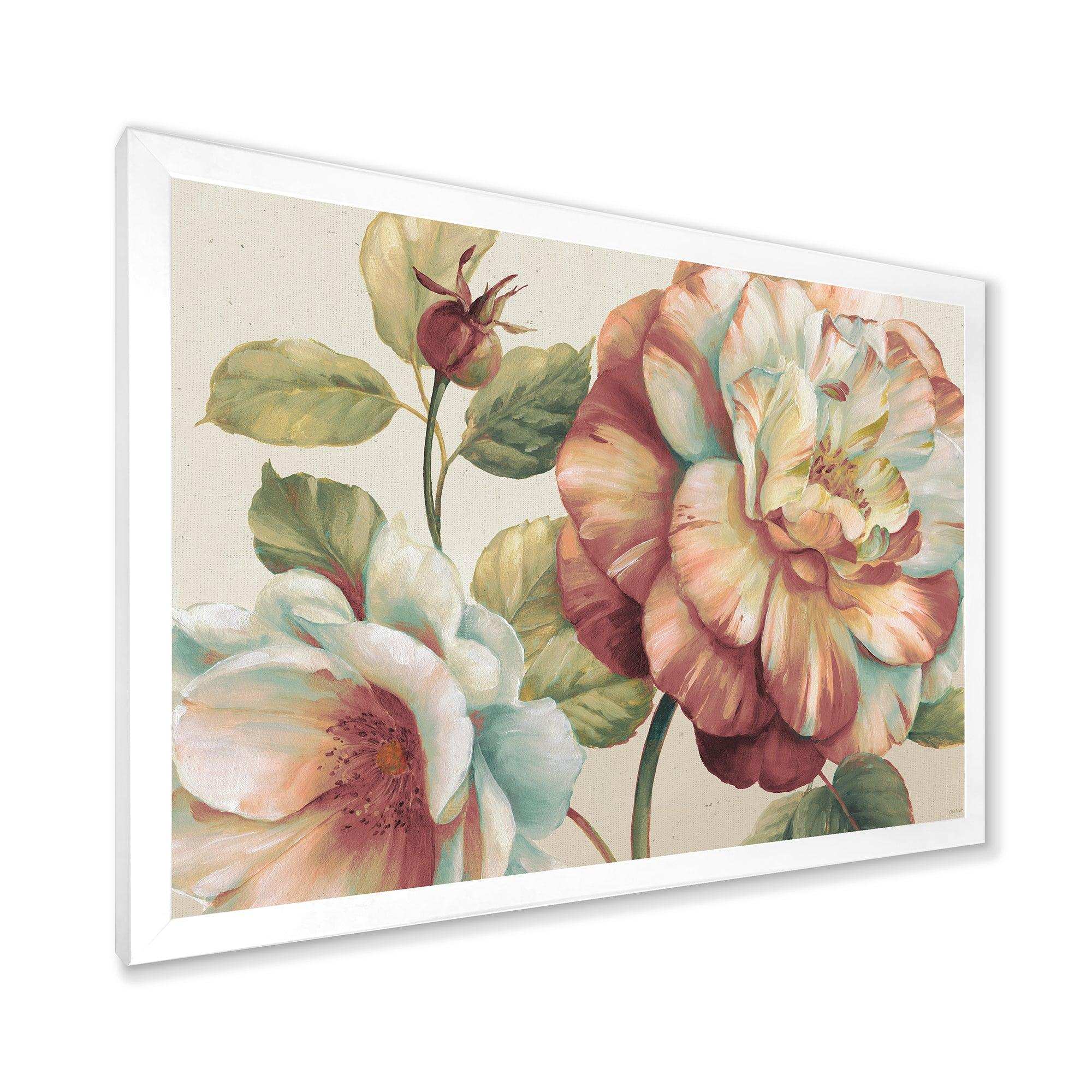 Romantic Dark Rose Blossing Flowers