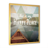 Lake House Happy Quote