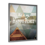 Lake House Happy Quote