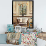 Vintage Paris Bathtub Painting