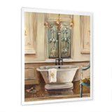 Vintage Paris Bathtub Painting