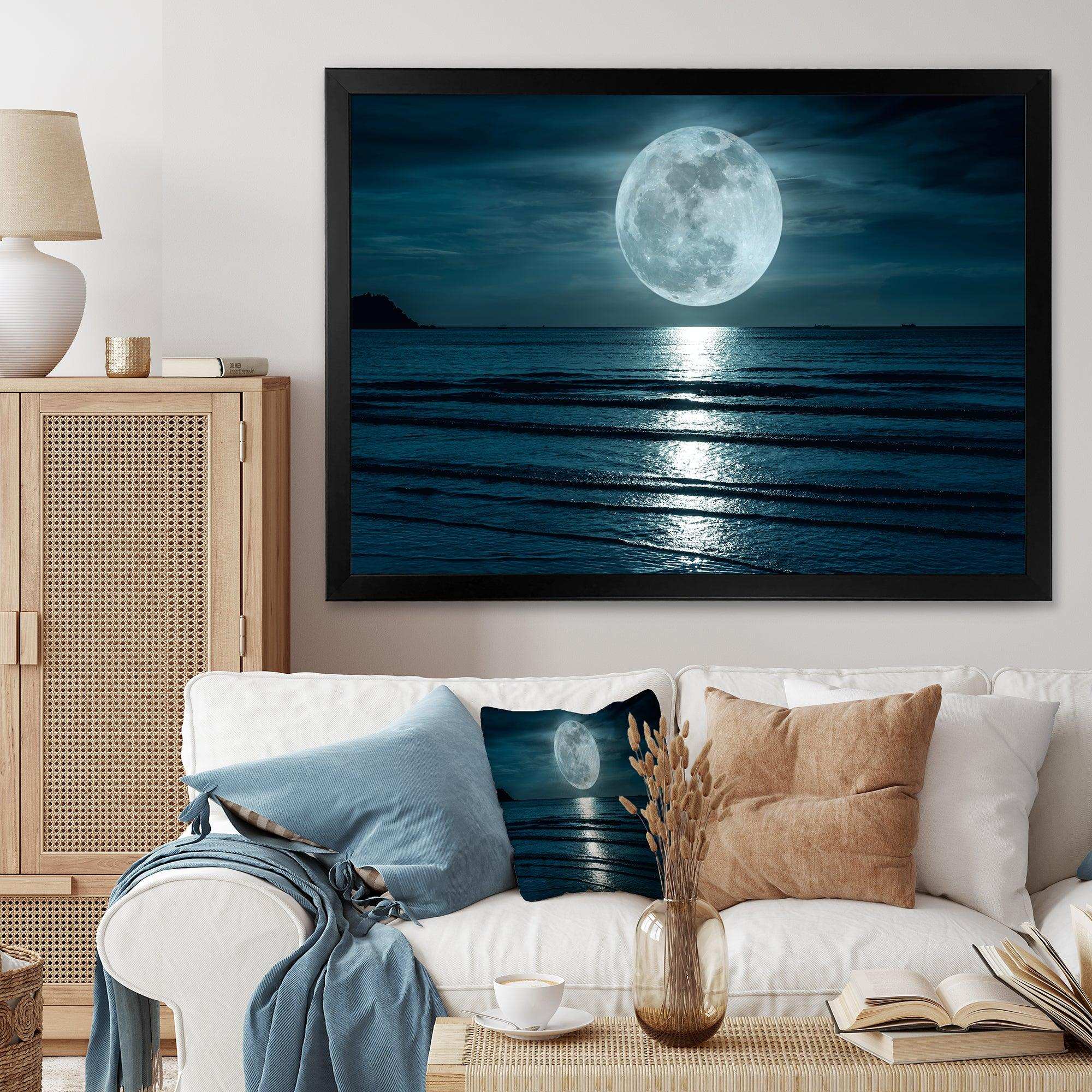 Super Moon Over The Sea I