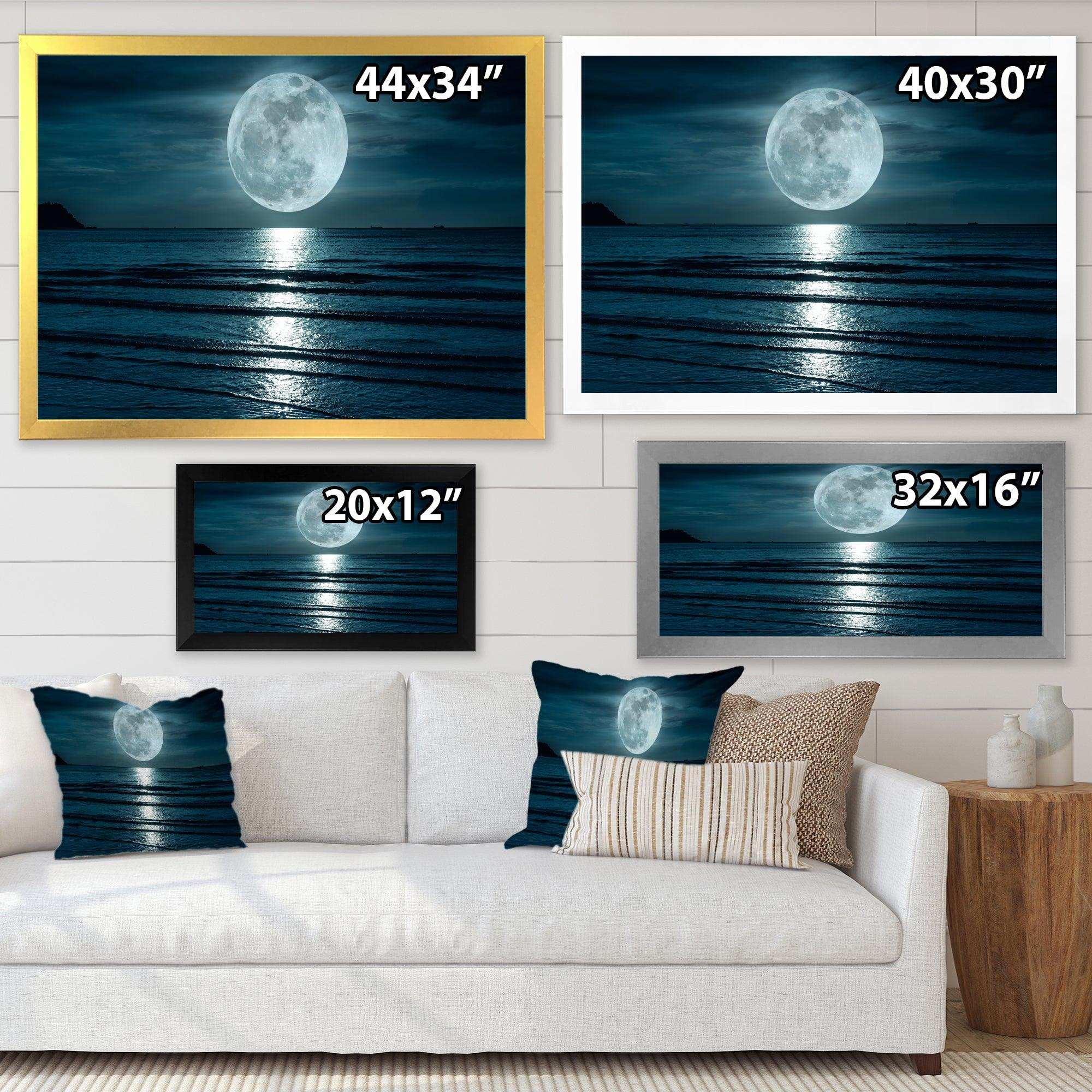 Super Moon Over The Sea I