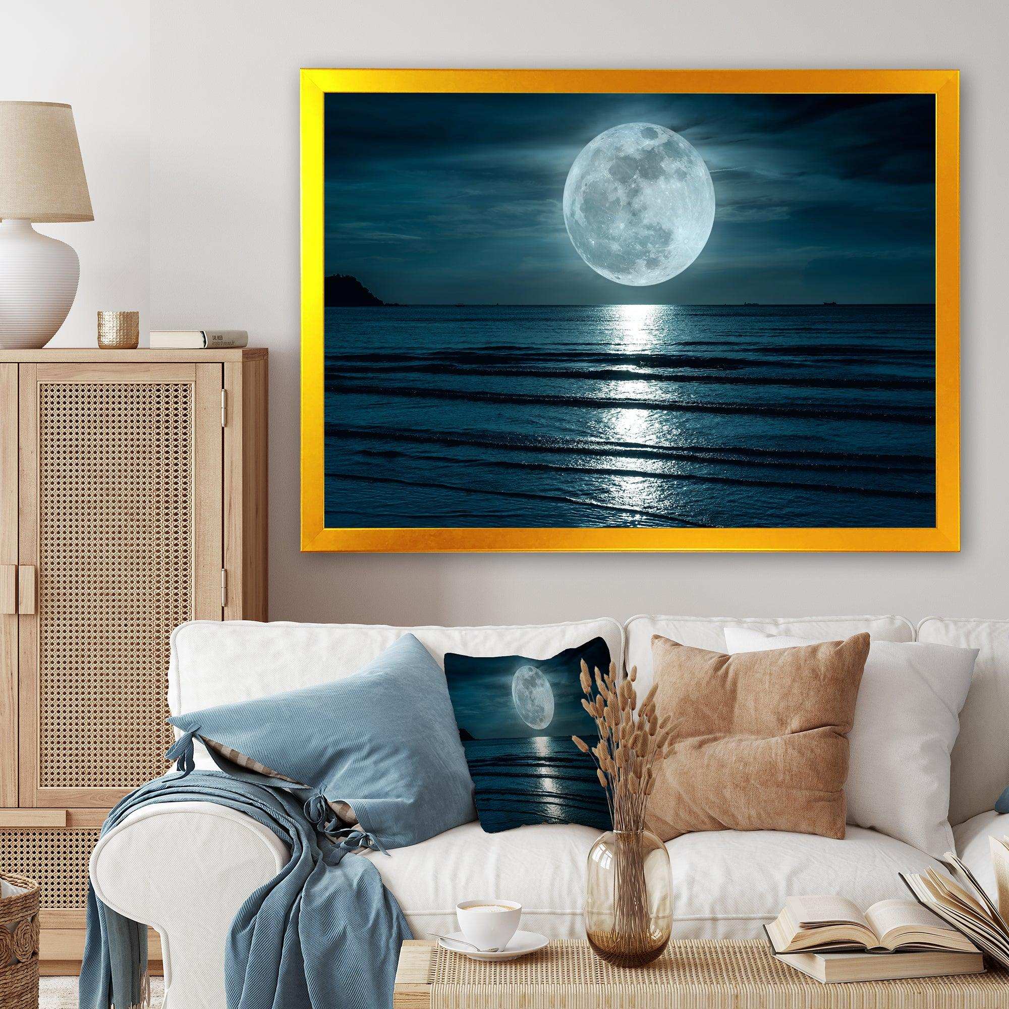 Super Moon Over The Sea I