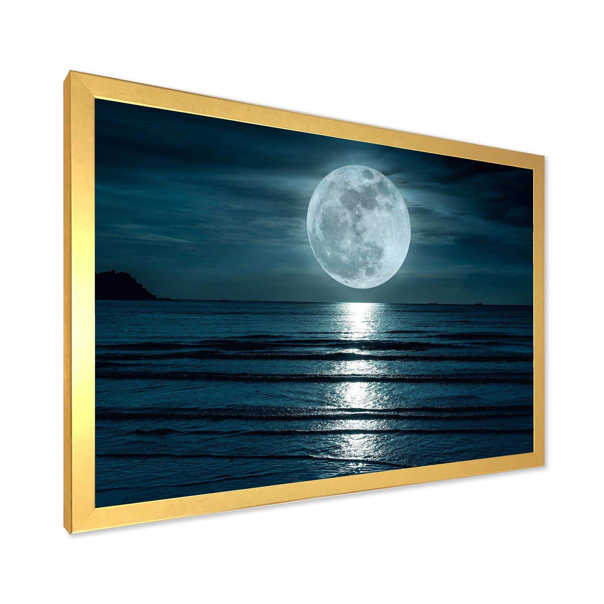 Super Moon Over The Sea I