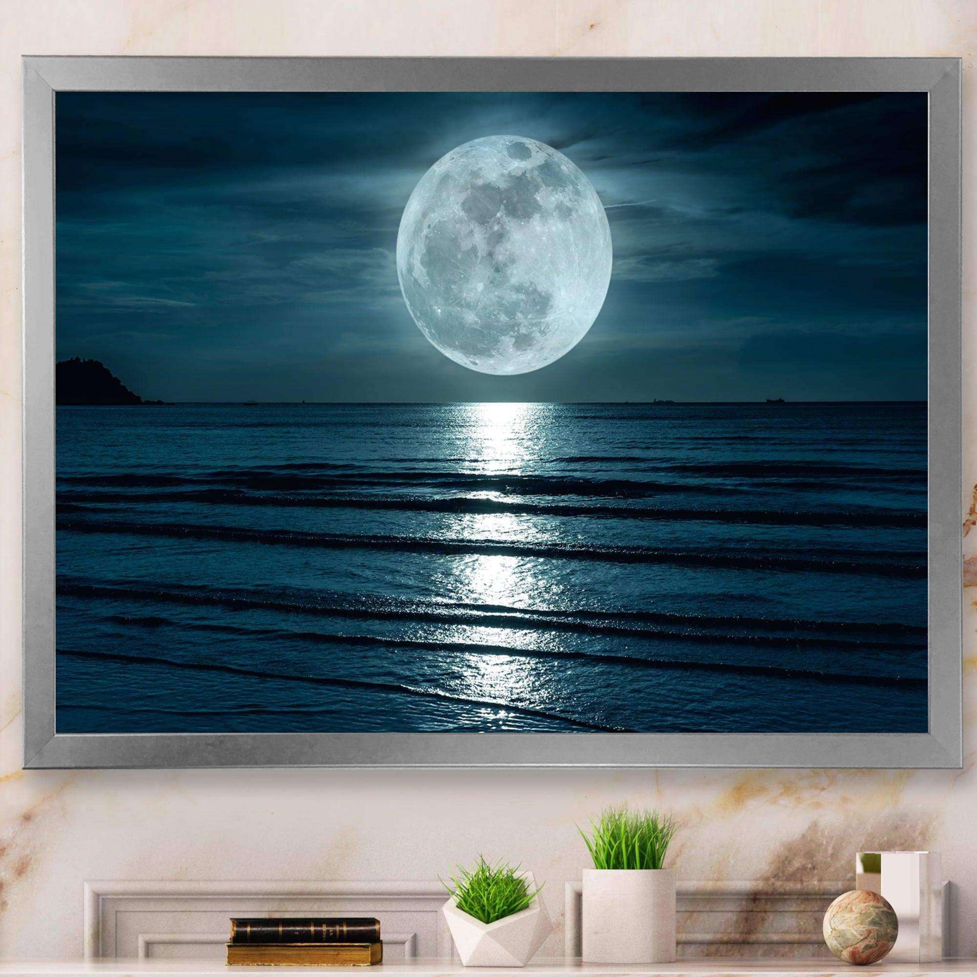 Super Moon Over The Sea I