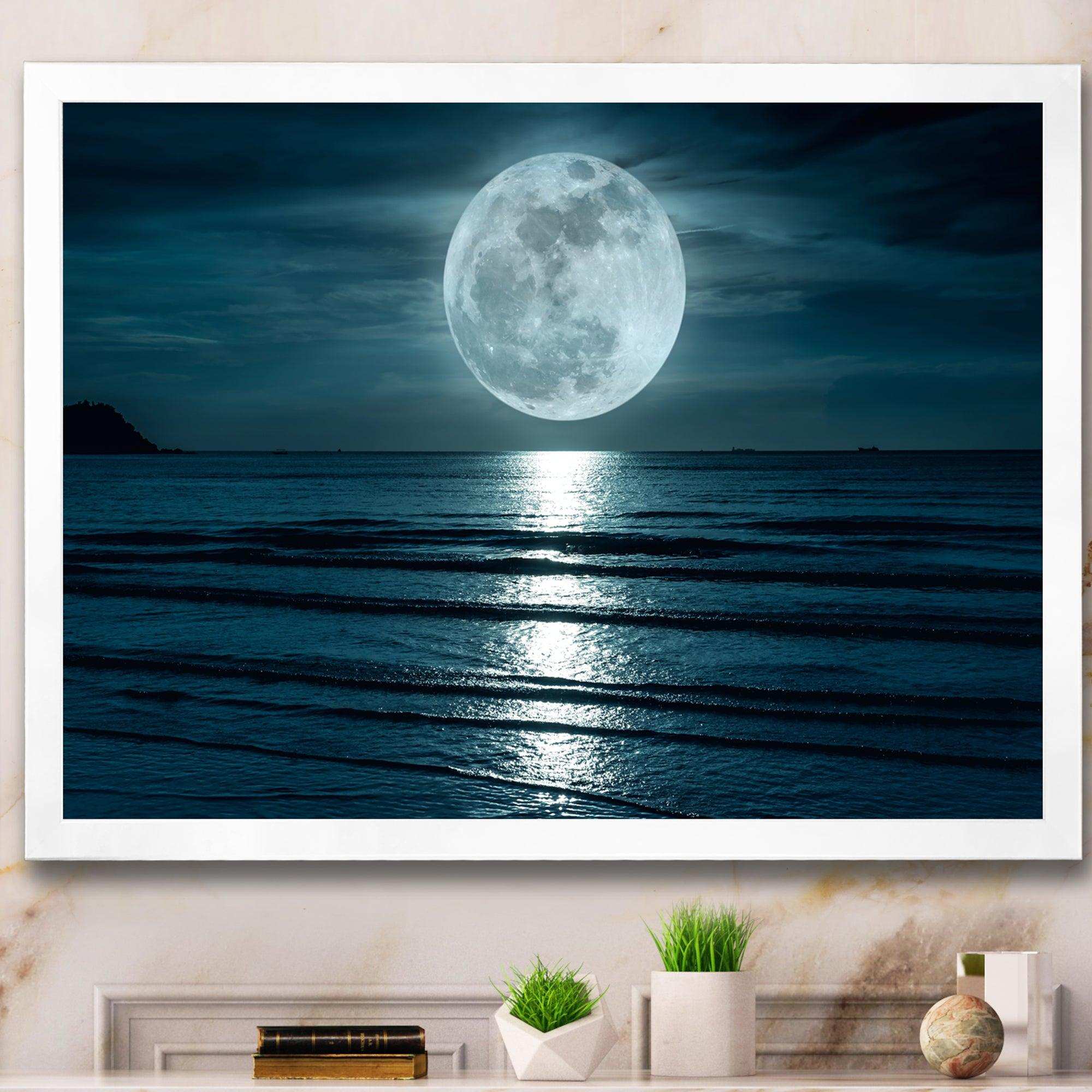Super Moon Over The Sea I