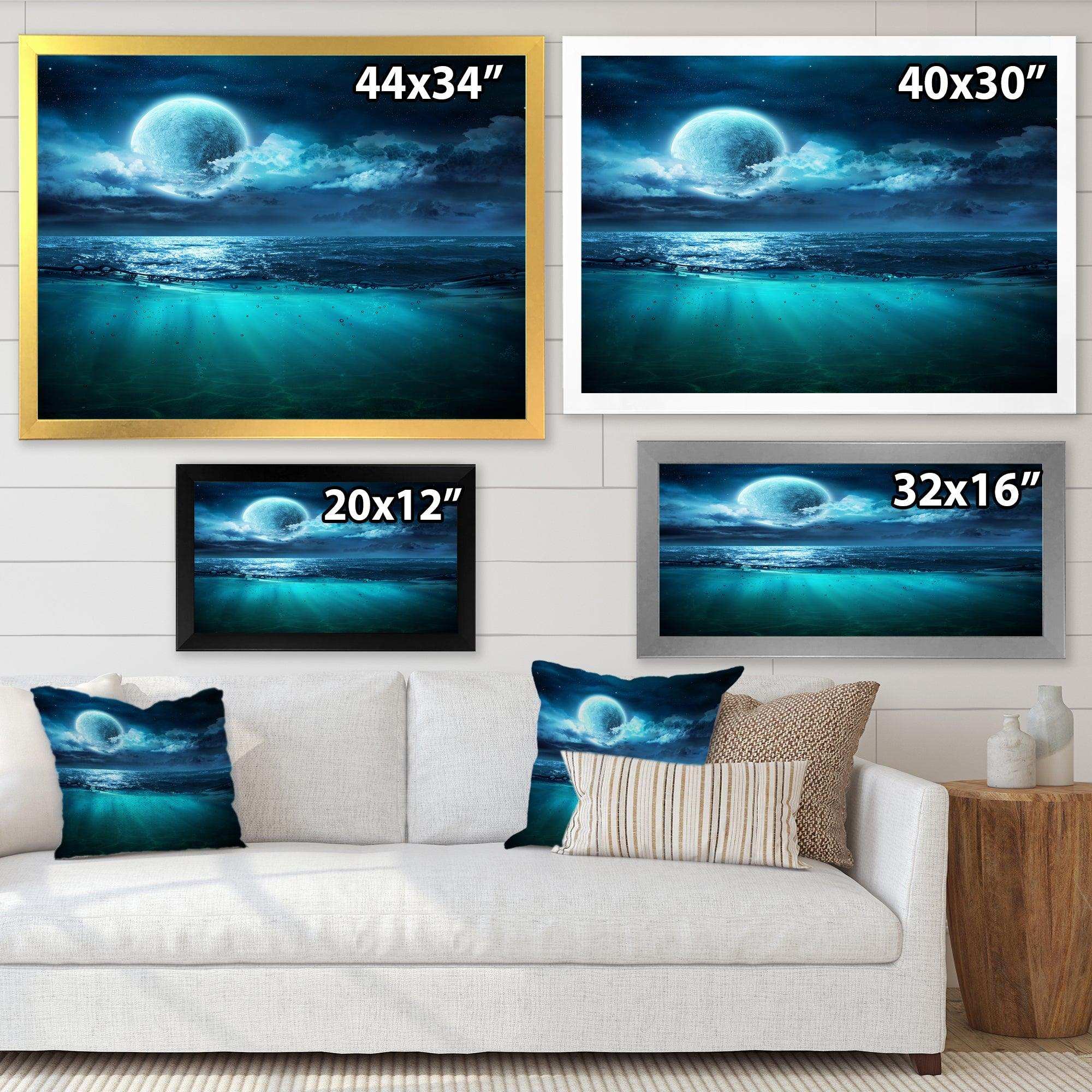 Romantic Moon Over Deep Blue Sea II