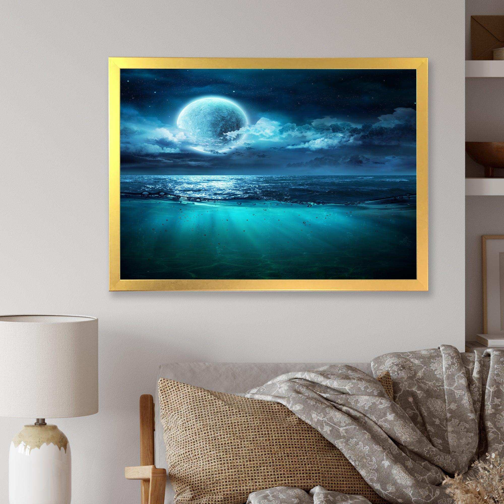Romantic Moon Over Deep Blue Sea II
