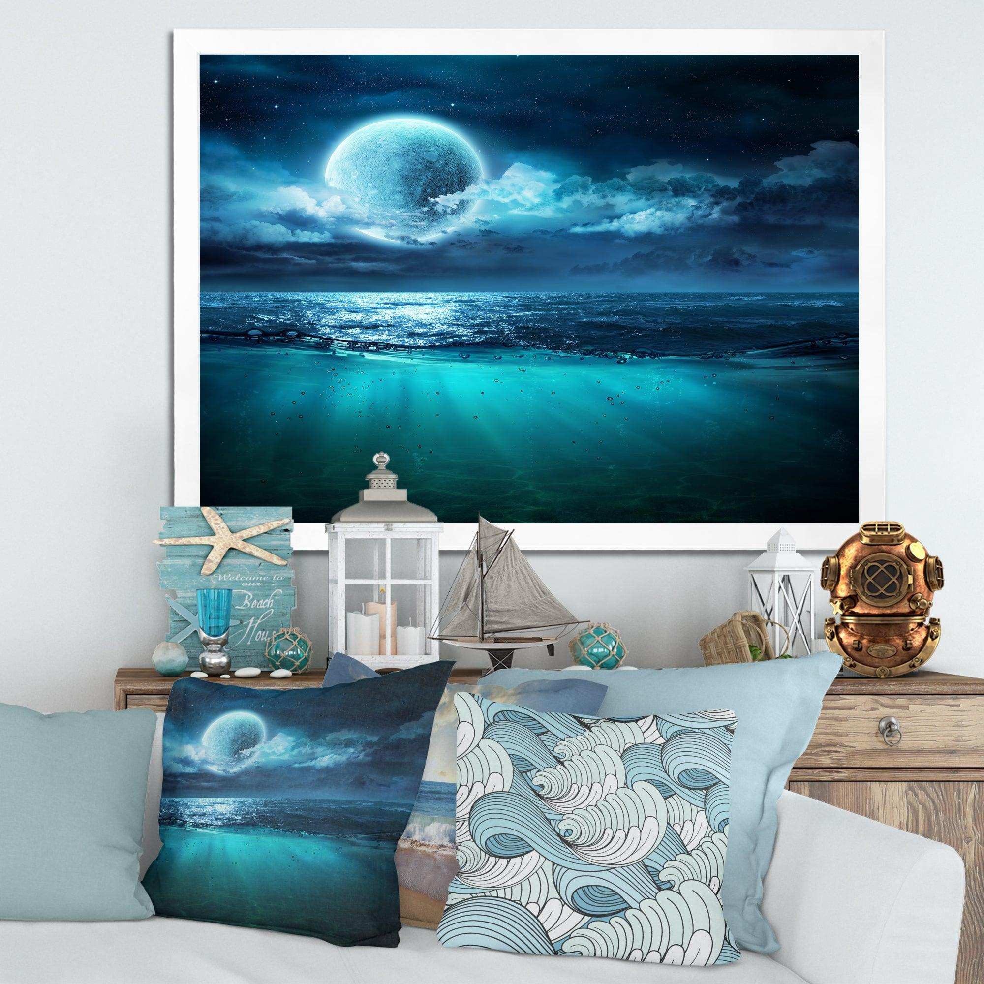 Romantic Moon Over Deep Blue Sea II