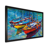 Three Boats In The Harbor