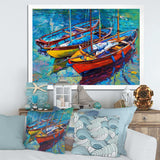 Three Boats In The Harbor