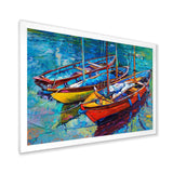 Three Boats In The Harbor