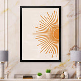 Orange Sun Print I