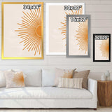 Orange Sun Print I