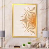 Orange Sun Print I