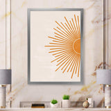 Orange Sun Print I