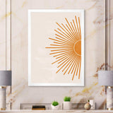 Orange Sun Print I