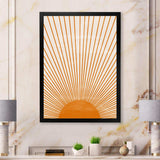 Orange Sun Print III