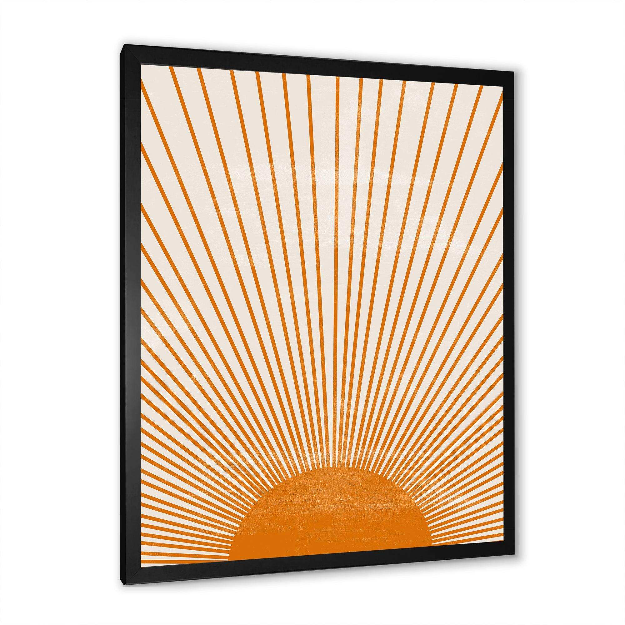Orange Sun Print III