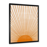Orange Sun Print III