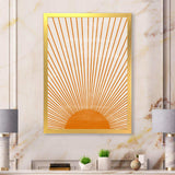 Orange Sun Print III