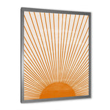 Orange Sun Print III