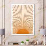 Orange Sun Print III