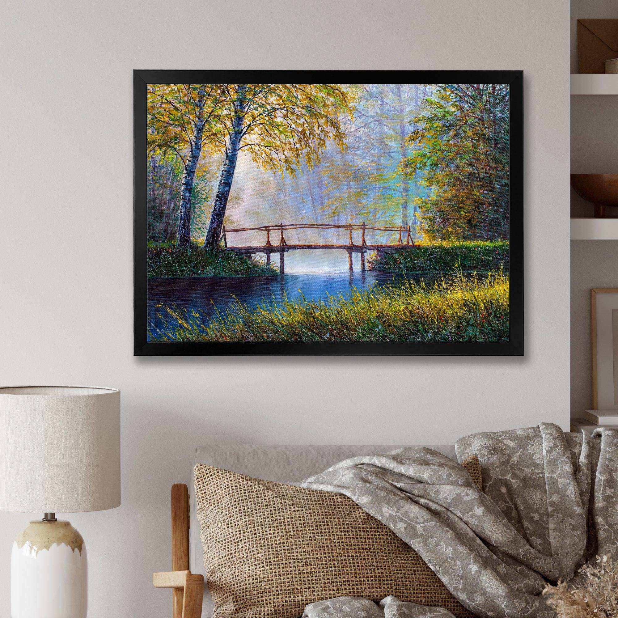 Morning Sunlight and The Awakening Spring Forest