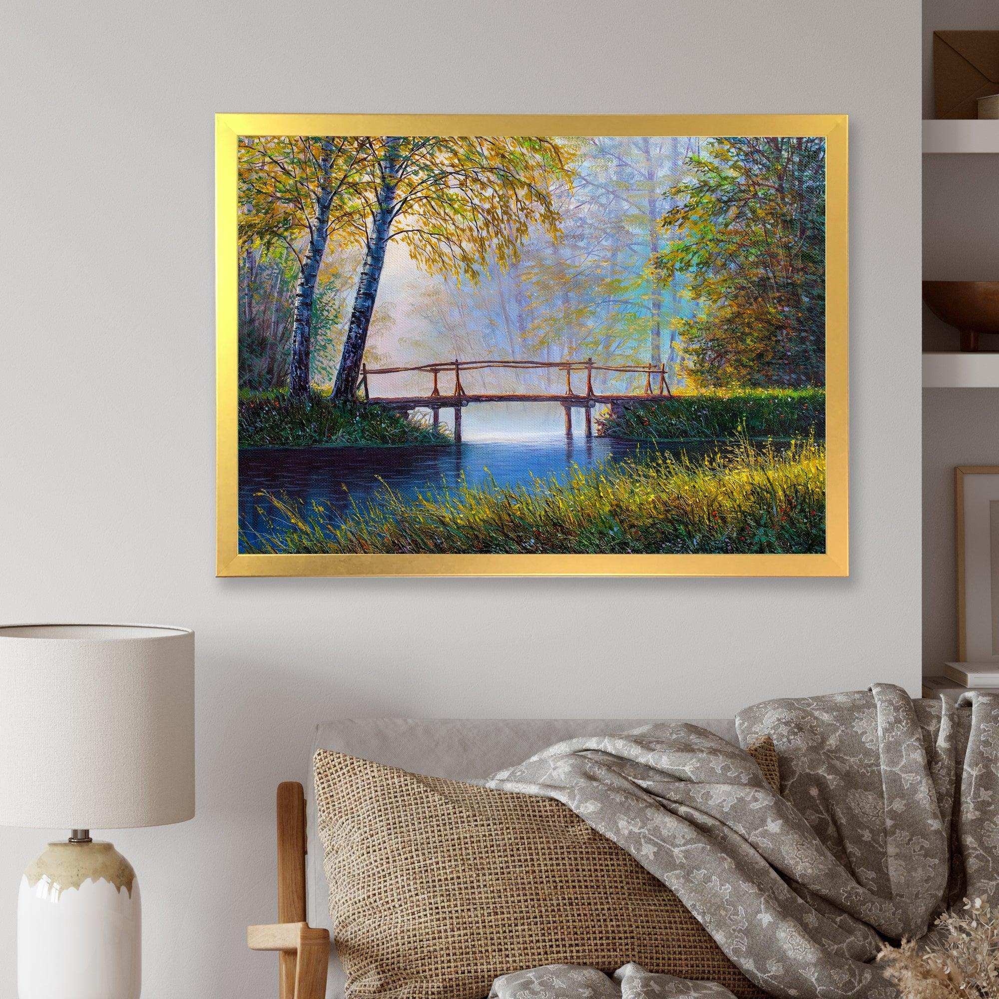 Morning Sunlight and The Awakening Spring Forest