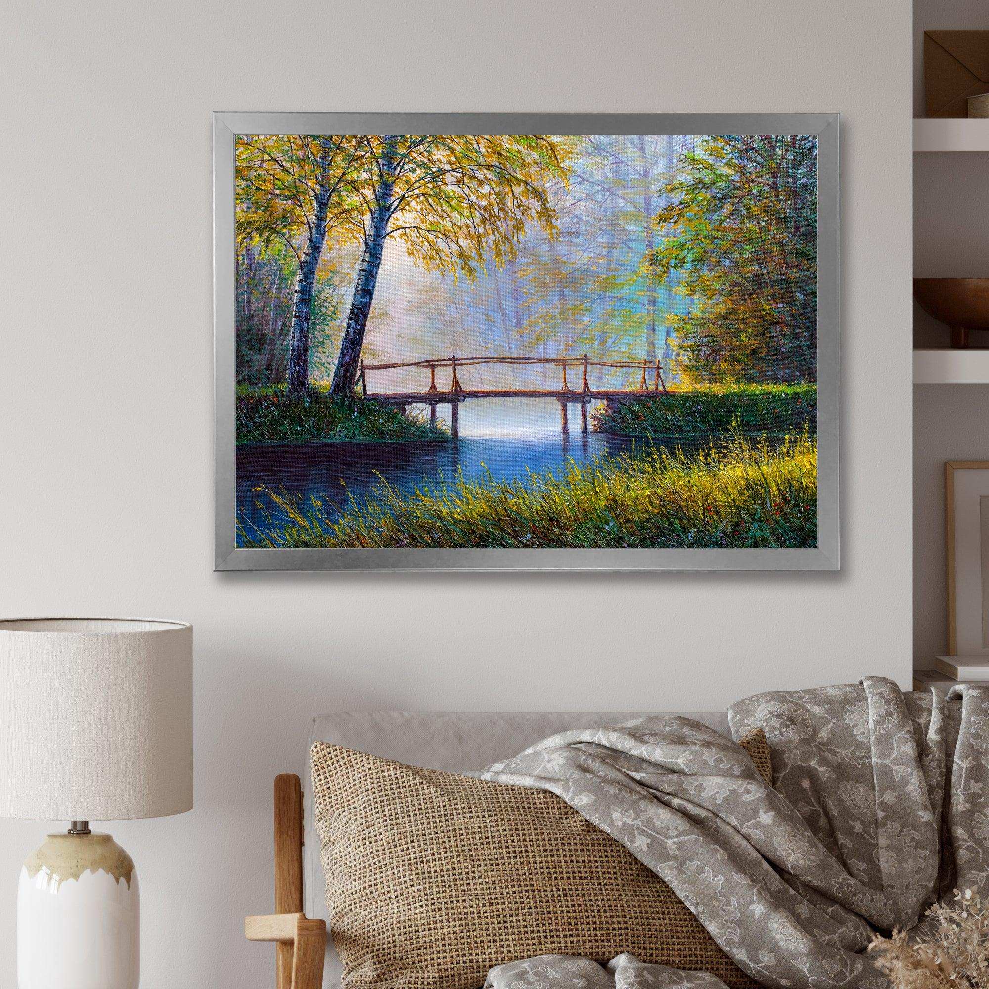 Morning Sunlight and The Awakening Spring Forest