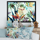 Tropical VIntage Flowers I