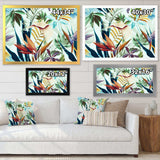 Tropical VIntage Flowers I