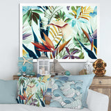 Tropical VIntage Flowers I